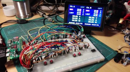 PSU gui breadboard